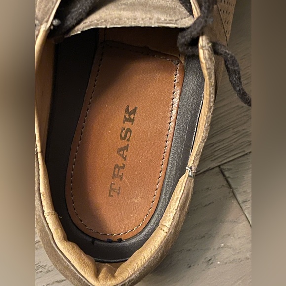 H.S. Trask Aaron Gray Italian Suede Causal Sneakers - Picture 13 of 16